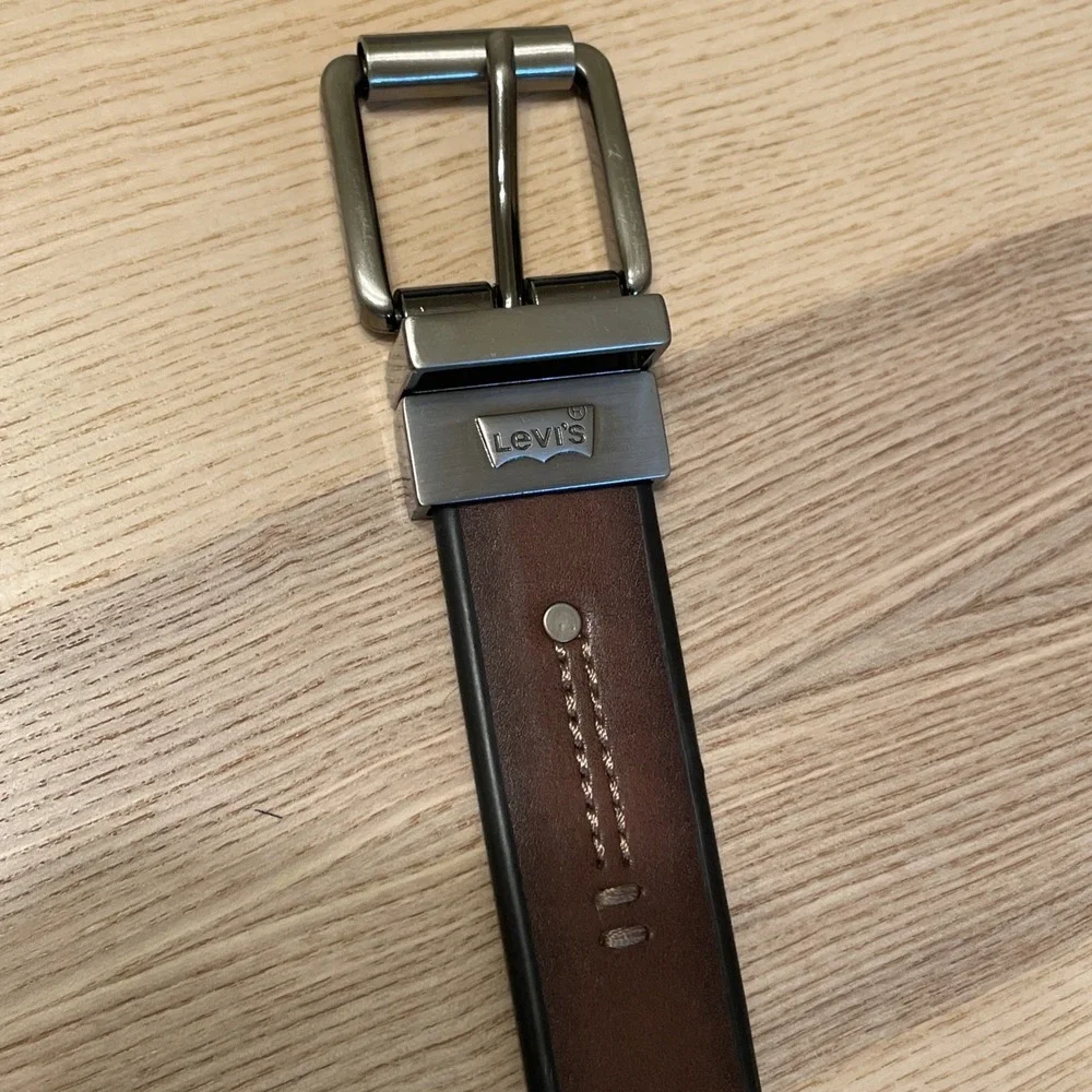 Levi's Youth Belt Black Brown‎ Reversible Size Small 22-24 Inches